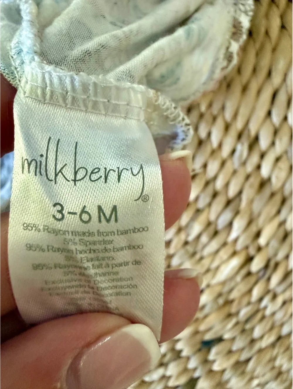 Milkberry Floral Bamboo Dress Sz 3-6 Months EUC